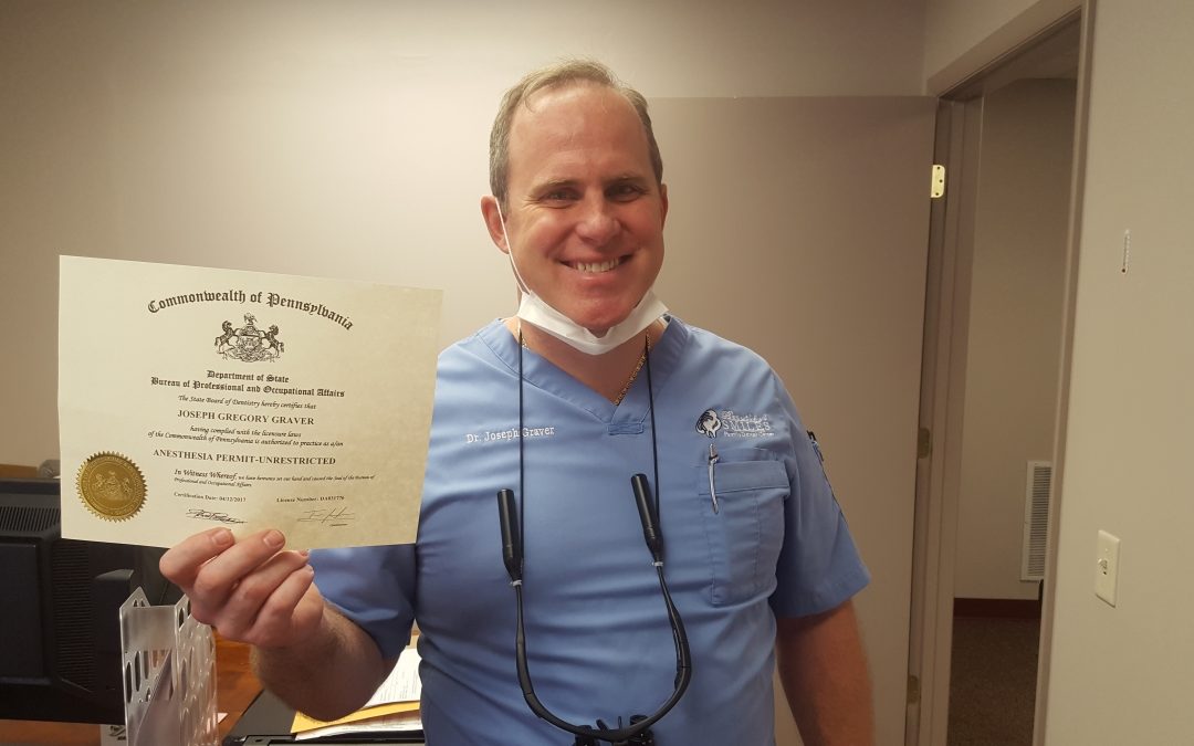 Dr. Graver Receives Anesthesia Certification